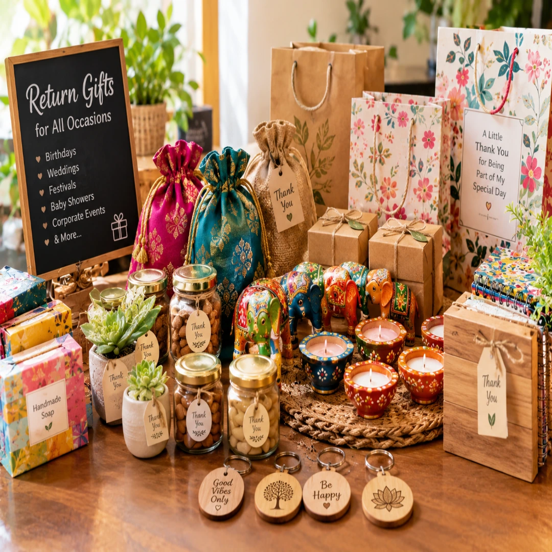 Return Gifts for All Occasions.