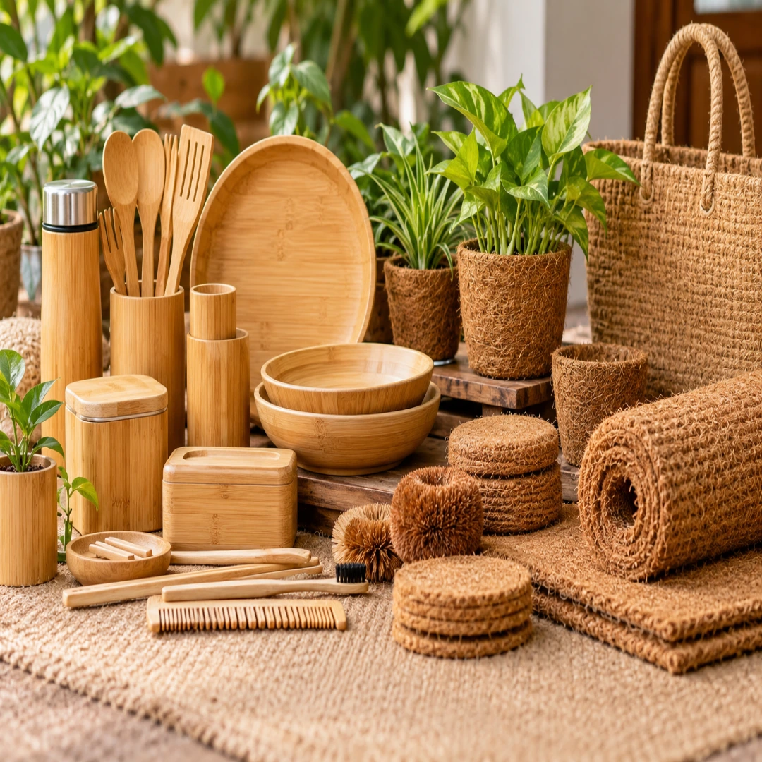 Eco-friendly Bamboo Products and Coir products